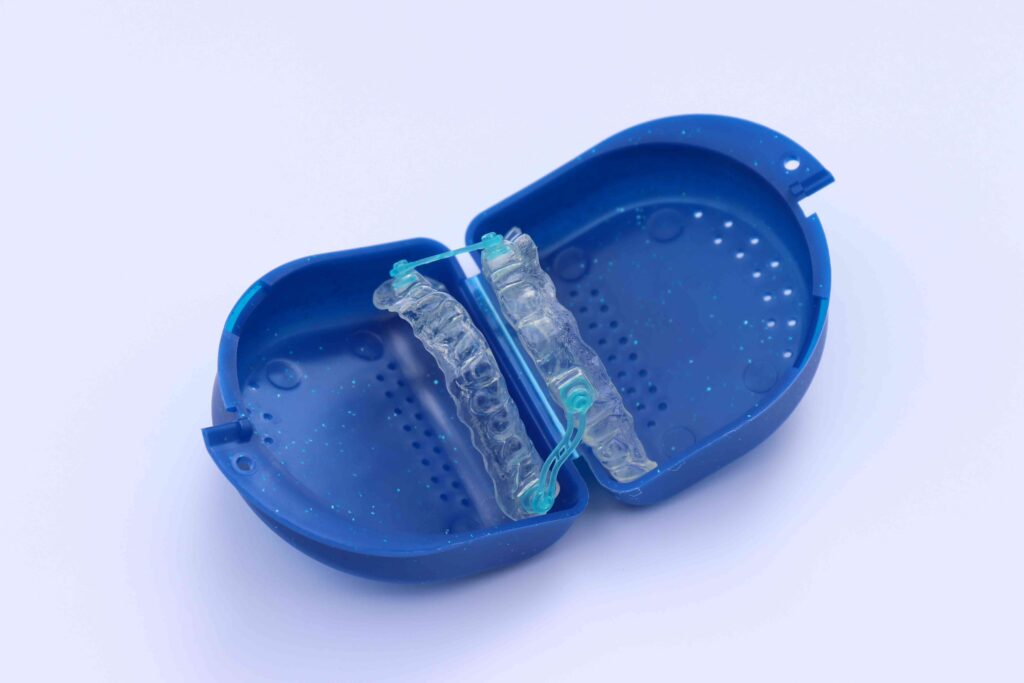 Oral appliance in case